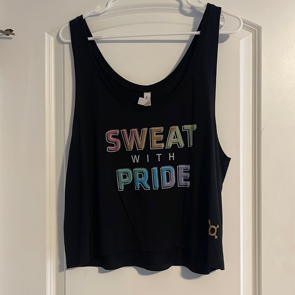 Orangetheory Sweat with Pride Crop Tank